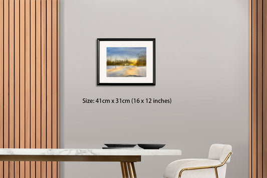 Golden Frost (Watercolor - Original)