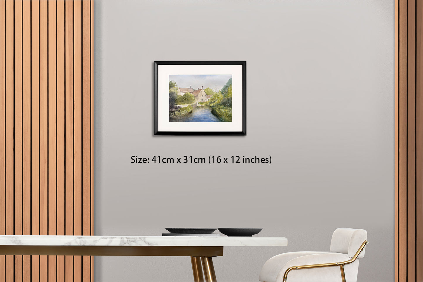 Riverside Harmony (Watercolor - Original)