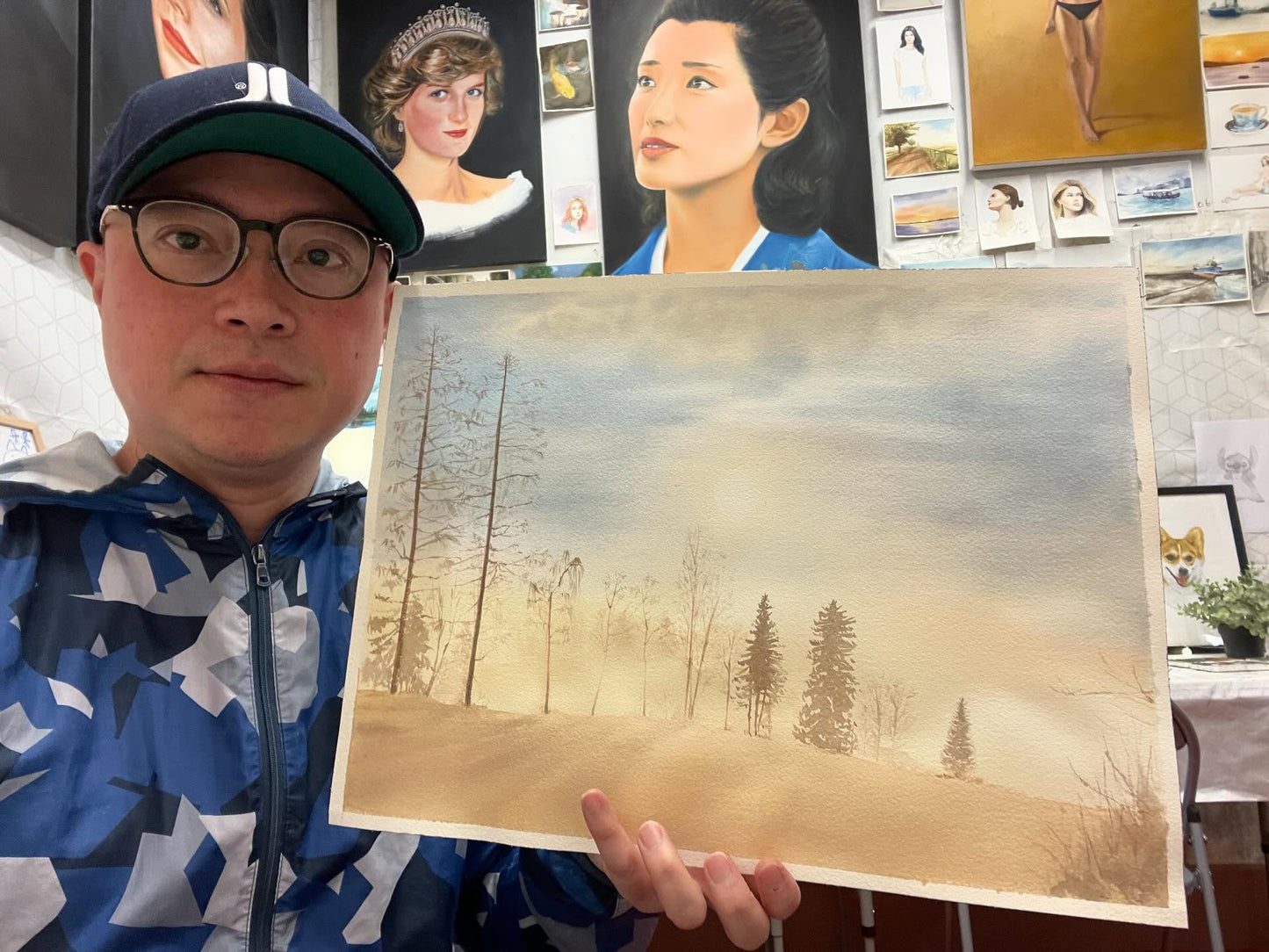 Soft Serenity (Watercolor - Original)