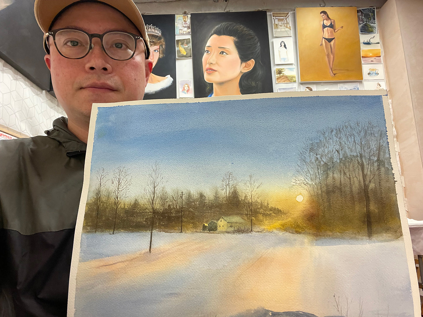 Golden Frost (Watercolor - Original)