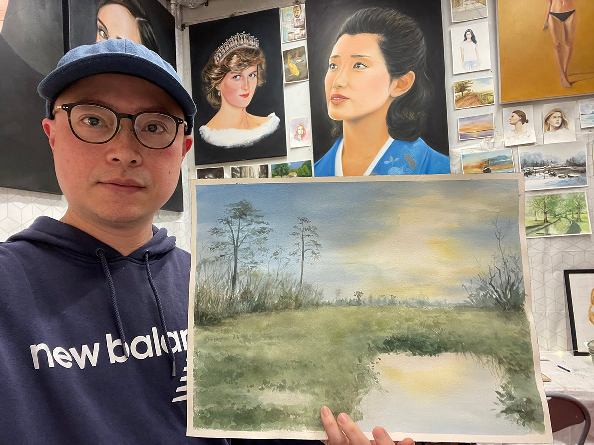 Sunlit Serenity (Watercolor - Original)