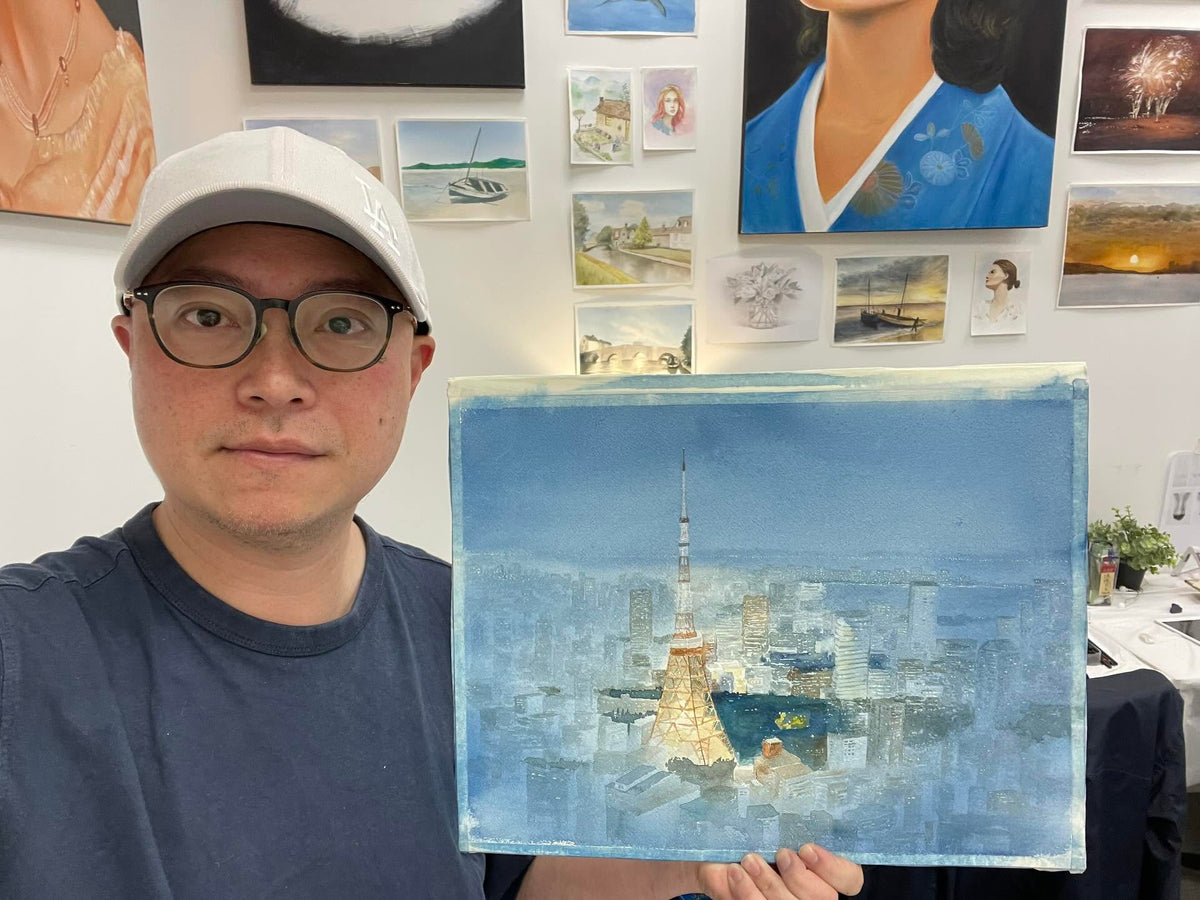 (線上) 水彩班 (恆常班) (一對一) 每節4堂, 逢星期五 7:30pm - 9:00pm UK Time (開始日期大家夾)