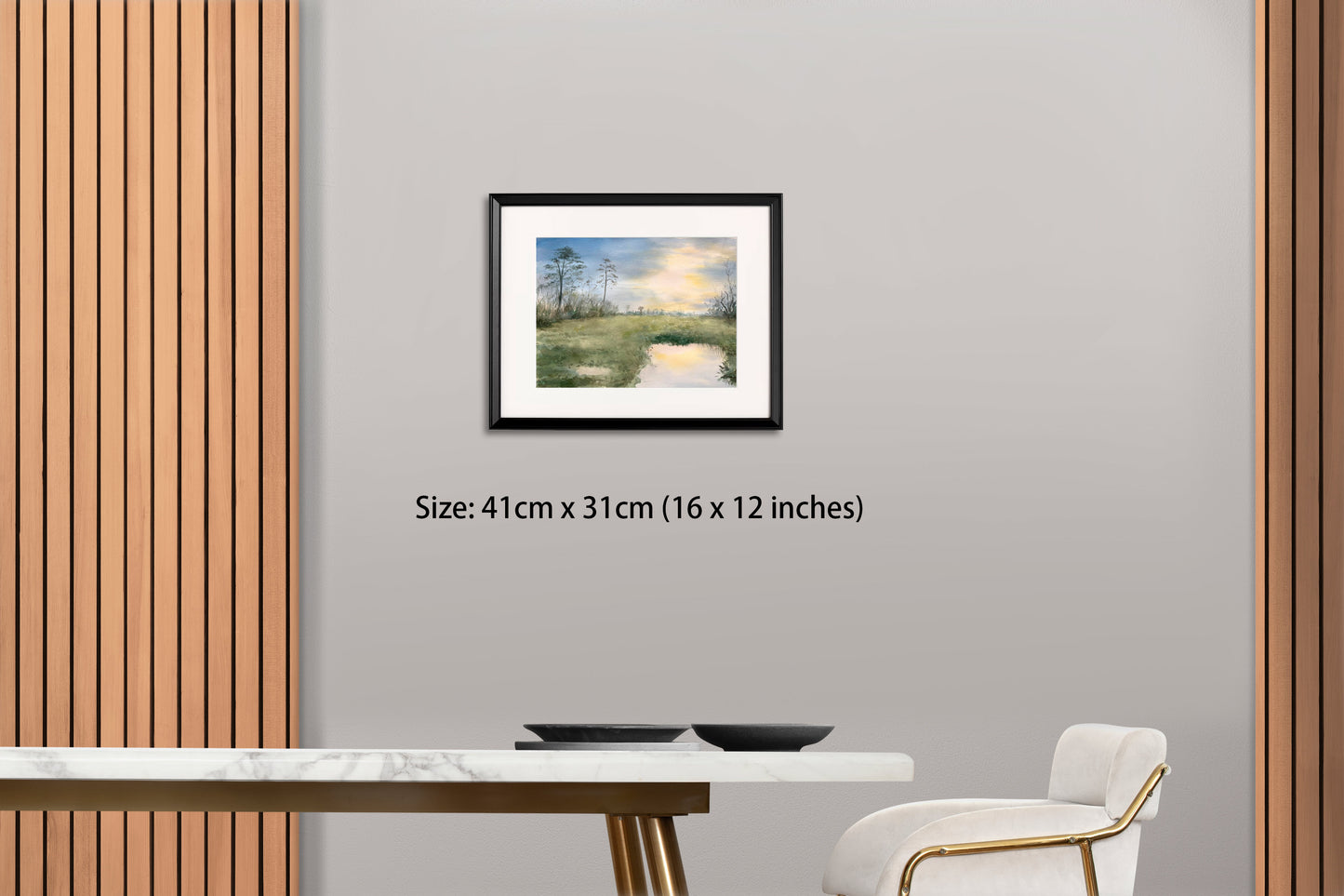 Sunlit Serenity (Watercolor - Original)