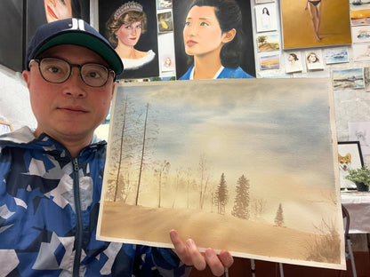 Soft Serenity (Watercolor - Original)